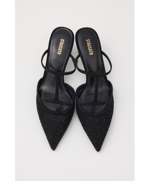 「STACCATO」 ミュール 22.5cm ブラック レディース_画像5