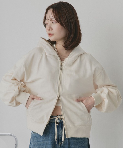 美品✨MaxMara 総柄 ベージュ ダブルジップ 白タグ 希少 パーカー S MAXMARA（エスマックスマーラ） エス マックスマーラ パーカー JOUR