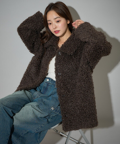 PUBLUX（パブリュクス） コート アウター プードルファーコート 限定