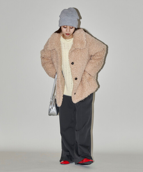 PUBLUX（パブリュクス） コート アウター プードルファーコート 限定