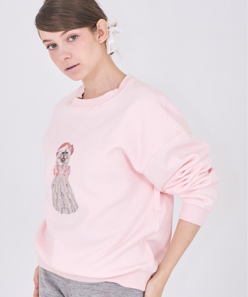mieya mieya トレーナー スウェット 「mieya mieya」chaton sweat
