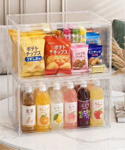 Jelly moo（ジェリームー） 収納 「 」 組み立て式 クリア シューズ