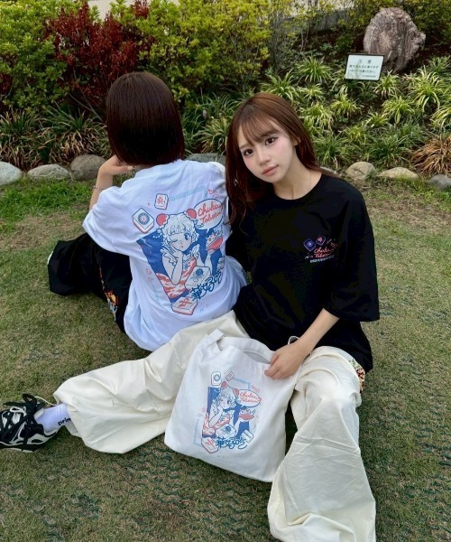 チュウカタヘタイ tシャツ サンレモコラボTシャツ/白 レディース