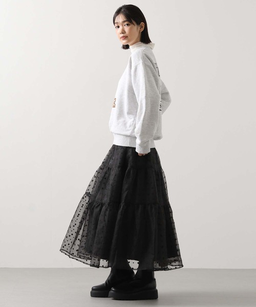 Gready Brilliant（グレディブリリアン） スカート 刺繍オーガン