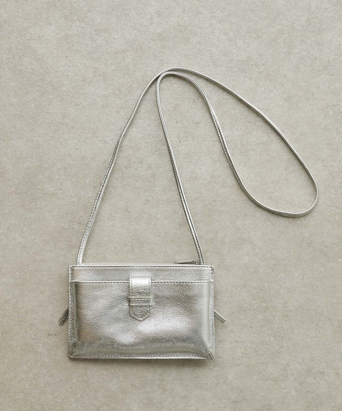 Whim Gazette（ウィム ガゼット） ショルダーバッグ FREE シルバー