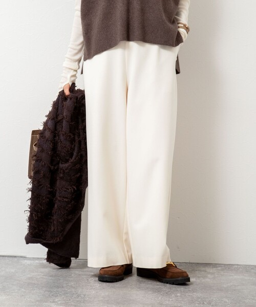 NOLLEY'S（ノーリーズ） パンツ ウォッシャブル裏起毛WARMパンツ