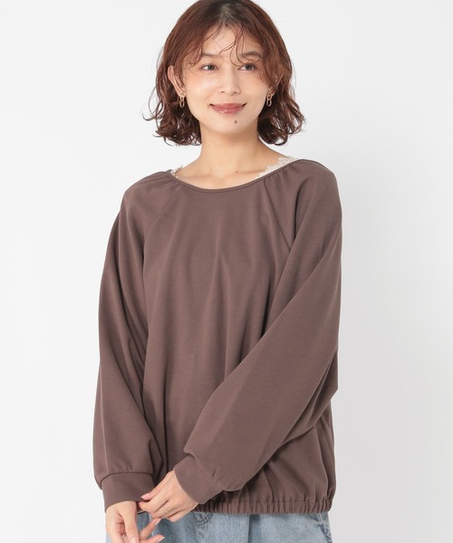 ★MILK ロングスリーブ カットソー レース パーカー 3DレースロングスリーブTシャツ（Tシャツ/カットソー）｜studio CLIP