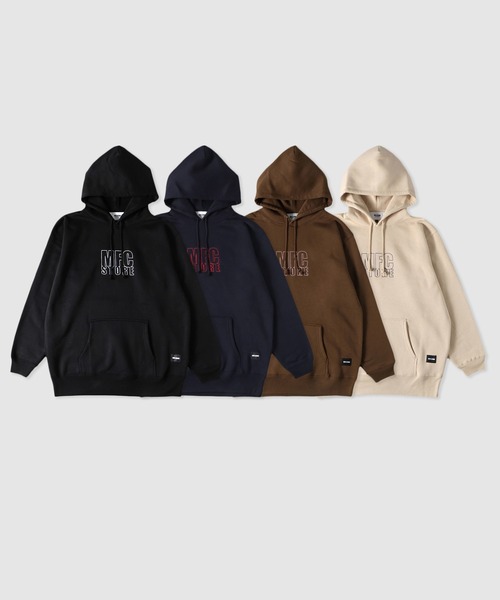 MFC STORE フード付きパーカー ブラック Lサイズ MFC STORE パーカー MFC STORE OUTLINE LOGO HOODIE メンズ レディース