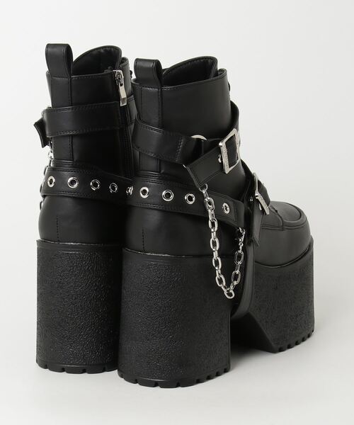 YOSUKE（ヨースケ） ブーツ ヨースケYOSUKEメンズ厚底ハトメバックル