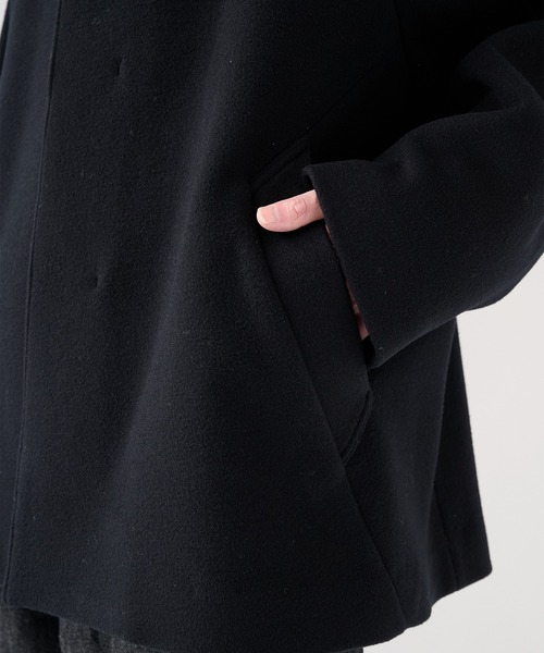 STUDIOUS ステンカラーコート STUDIOUS（ステュディオス） ステンカラーコート 1 ネイビー メンズ