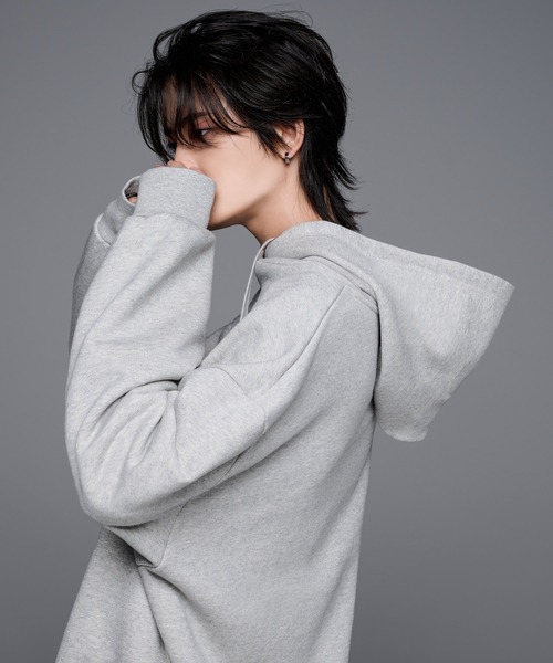 「ADRER」 プルオーバーパーカー X-LARGE ブラック メンズ_画像3