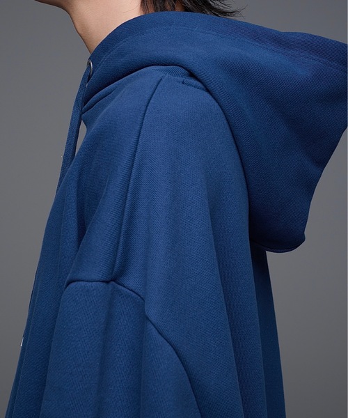 「ADRER」 プルオーバーパーカー X-LARGE ブラック メンズ_画像9