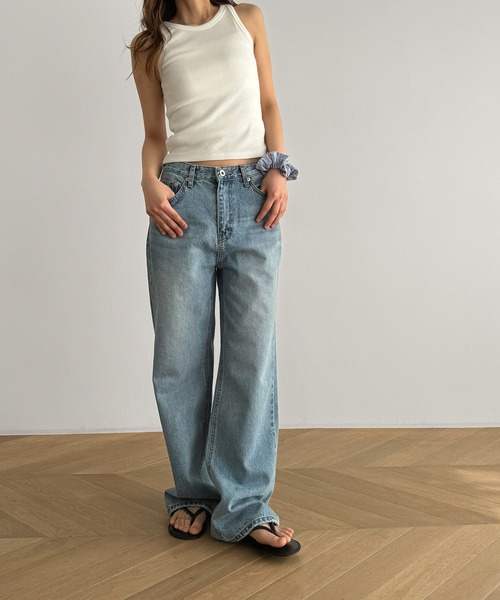 CANAL JEAN（キャナルジーン） 「El mar」デニムパンツ X-SMALL ライト