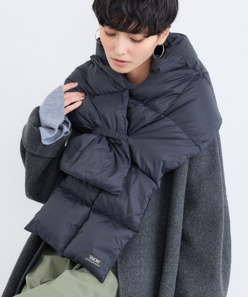 TAION（タイオン） マフラー ストール 「TAION」ボリュームダウン