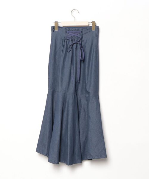 「WILLSELECTION」 ロングスカート FREE ネイビー レディース_画像2