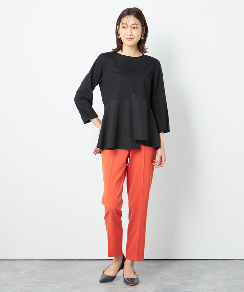 「A/C DESIGN BY ALPHA CUBIC」 スラックス 64 オレンジ レディース_画像9