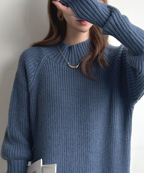 「Futier land」 ニットワンピース FREE ブルー レディース_画像5