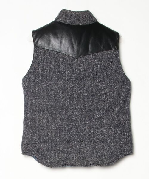 「JOURNAL STANDARD」 ダウンベスト MEDIUM ネイビー メンズ_画像2