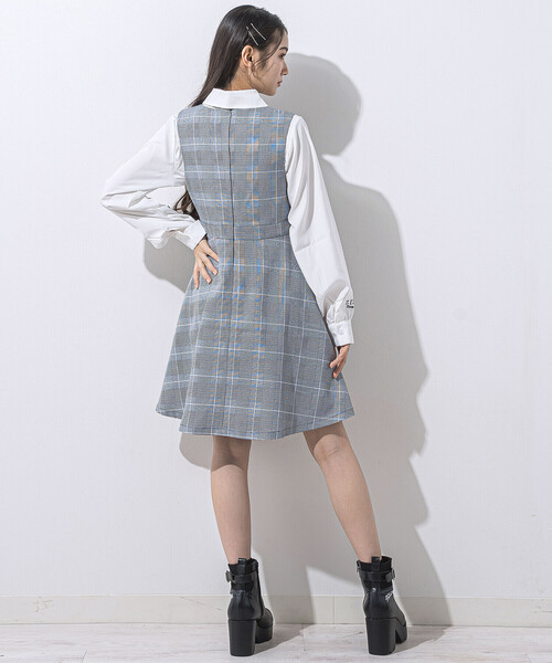 ZIDDY（ジディー） ジャンパースカート 「 ニコプチ 掲載 」グレン