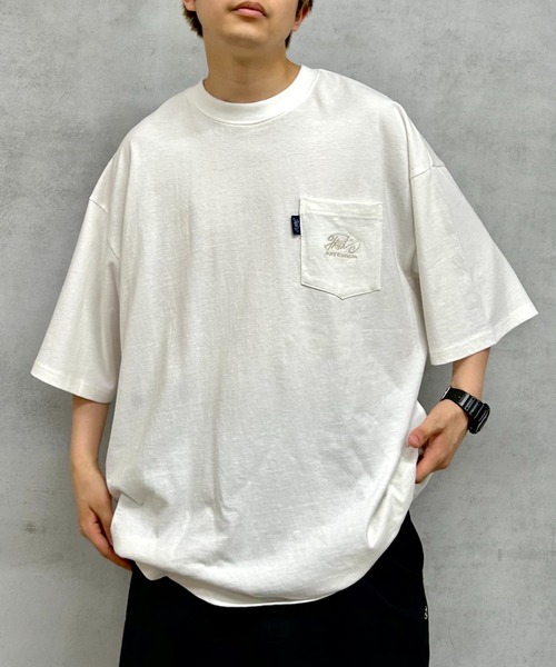 「WHO'S WHO gallery」 半袖Tシャツ FREE チャコールグレー メンズ_画像2