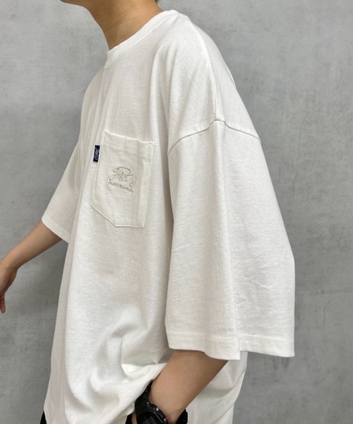 「WHO'S WHO gallery」 半袖Tシャツ FREE チャコールグレー メンズ_画像3