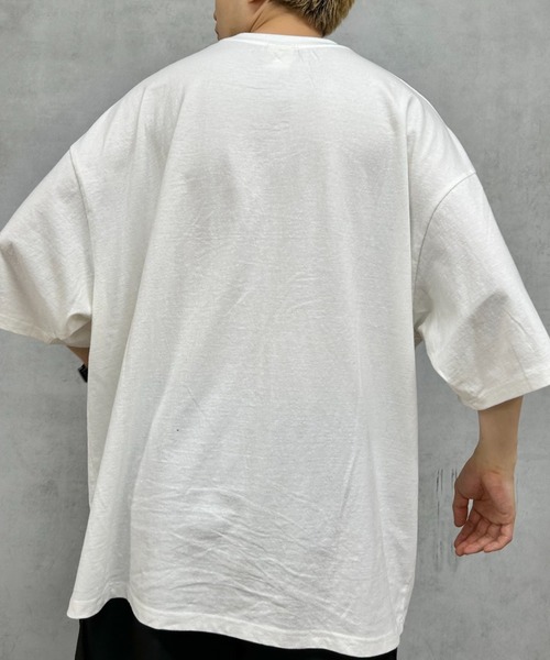 「WHO'S WHO gallery」 半袖Tシャツ FREE チャコールグレー メンズ_画像4