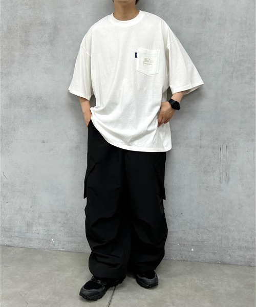 「WHO'S WHO gallery」 半袖Tシャツ FREE チャコールグレー メンズ_画像6