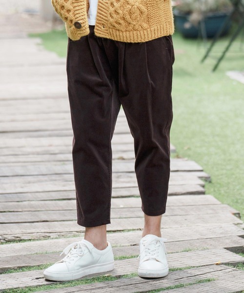 「CAMBIO」 コーデュロイパンツ M ダークブラウン メンズ_画像9