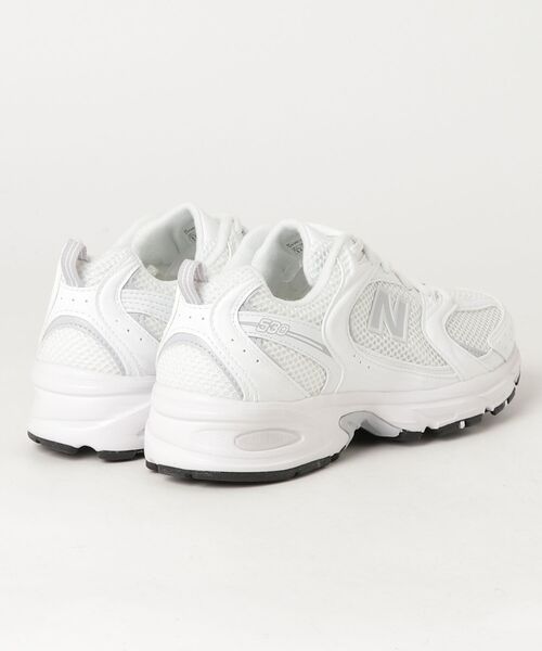 「New Balance」 ローカットスニーカー 23.5cm ホワイト レディース_画像2