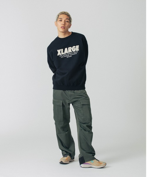 「XLARGE」 スウェットカットソー L ブラック メンズ_画像9