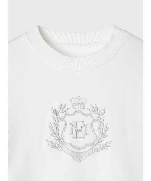 「EIMY ISTOIRE」 スウェットカットソー F ホワイト レディース_画像2