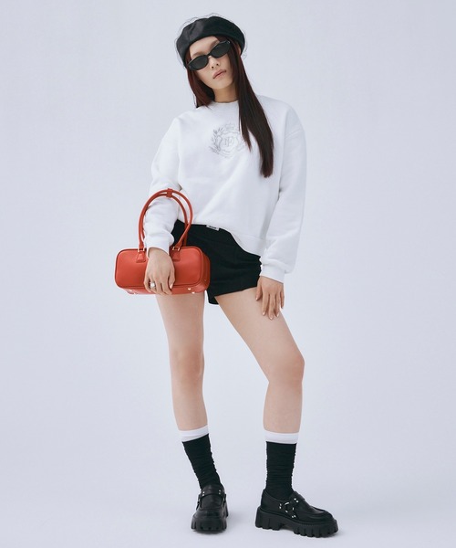 「EIMY ISTOIRE」 スウェットカットソー F ホワイト レディース_画像4