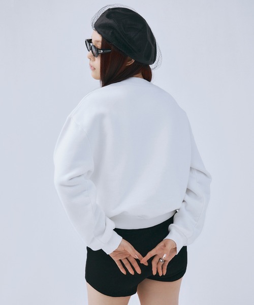 「EIMY ISTOIRE」 スウェットカットソー F ホワイト レディース_画像8