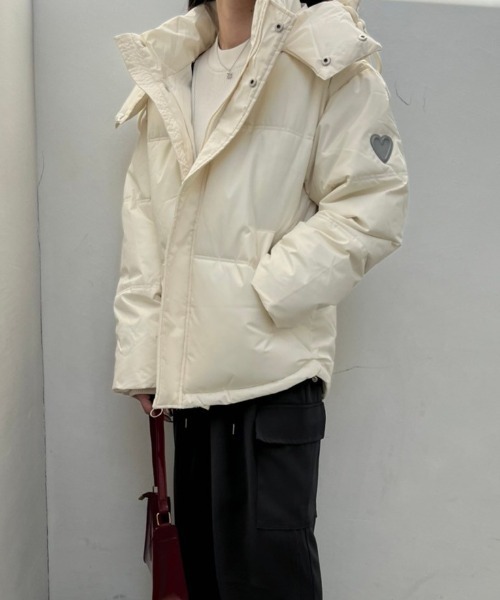 「nemne store」 ブルゾン MEDIUM グレー レディース_画像2