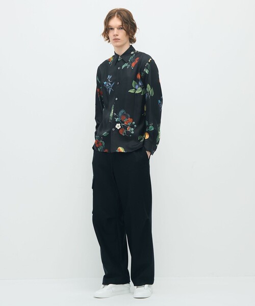 美品  CABaN 長袖ロングシャツ    レディース S CABaN（キャバン） 長袖シャツ S ホワイト系その他 レディース
