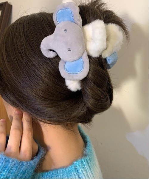 ぞうさん♡ベビーヘアクリップ ヘアゴム