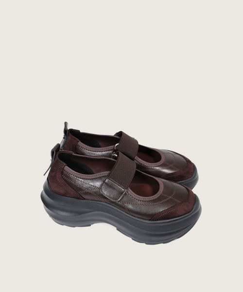GUCCI ホースビット レザー ストラップ 厚底 メリージェーン 37 hiamu バレエシューズ パンプス 「2色展開」ステッチポイント