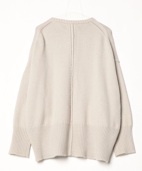 「ADAM ET ROPE'」 ニットカーディガン FREE ホワイト レディース_画像2