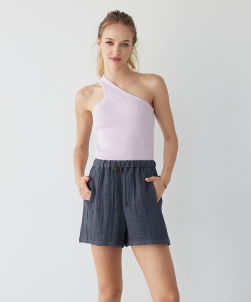 「ALEXIA STAM」 ショートパンツ S チャコールグレー レディース_画像7
