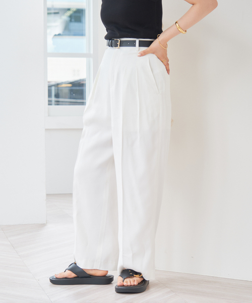 plage（プラージュ） パンツ 38 イエロー レディース : ZOZOTOWN Yahoo