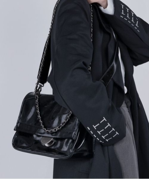 「FreeZone」 ショルダーバッグ F ブラック メンズ_画像5