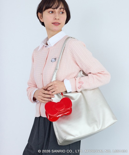 MILK　ミルク　リボン　Ribbon　赤　ショルダーバッグ　トートバッグ MILKFED.（ミルクフェド） ショルダーバッグ バッグ RIBBON BAG