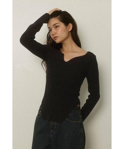 「ALEXIA STAM」 長袖ニット FREE ブラック レディース_画像7