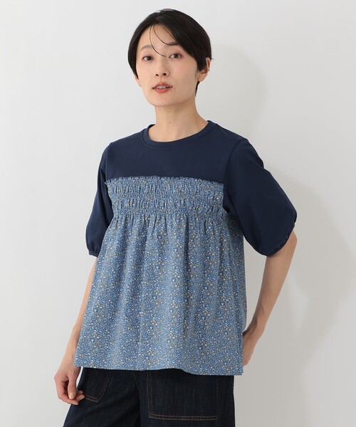 Afternoon Tea（アフタヌーンティー） tシャツ 半袖 切替プルオーバー