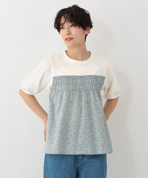 Afternoon Tea（アフタヌーンティー） tシャツ 半袖 切替プルオーバー