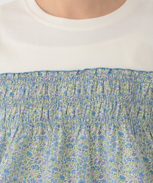 Afternoon Tea（アフタヌーンティー） tシャツ 半袖 切替プルオーバー