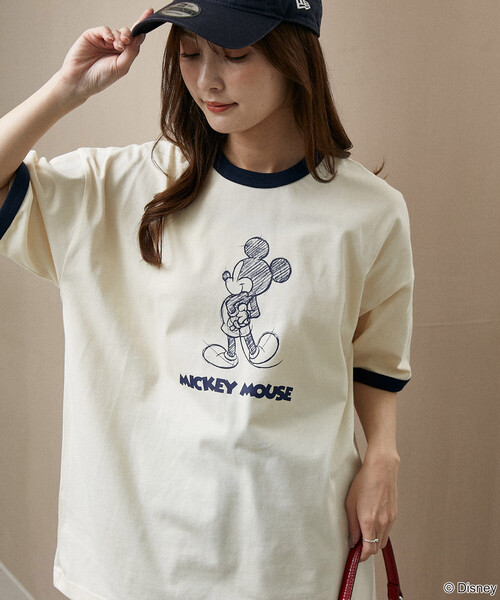 PUBLUX（パブリュクス） uvカット tシャツ 「機能性素材」Mickey Mouse
