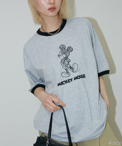 PUBLUX（パブリュクス） tシャツ 「機能性素材」Mickey Mouse/ミッキー