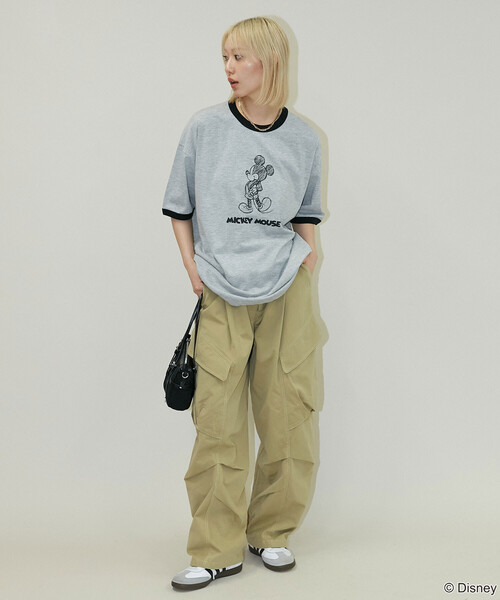 PUBLUX（パブリュクス） tシャツ 「機能性素材」Mickey Mouse/ミッキー