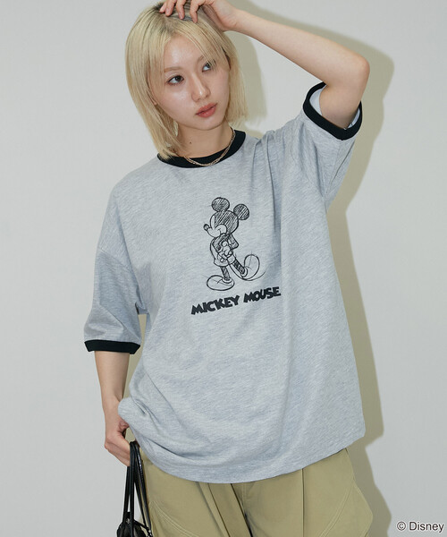 PUBLUX（パブリュクス） tシャツ 「機能性素材」Mickey Mouse/ミッキー